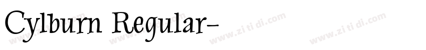 Cylburn Regular字体转换